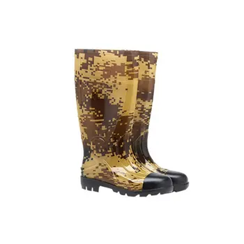 

Camouflage Rain Boots Thick Wear-Resistant Water Shoes Plus Velvet Rain Boots Site Rain Boots Farm Waterproof Rain Boots