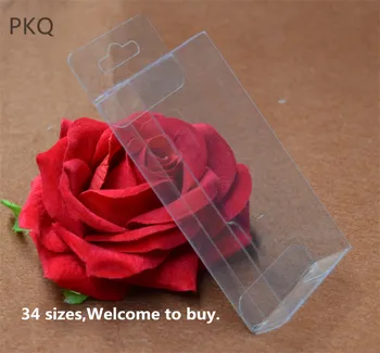 

10pcs,Clear Plastic Packaging Boxes with Hang Hole Gift Box For jewelry/Candy/toys Transparent Clear Gift Candy Box