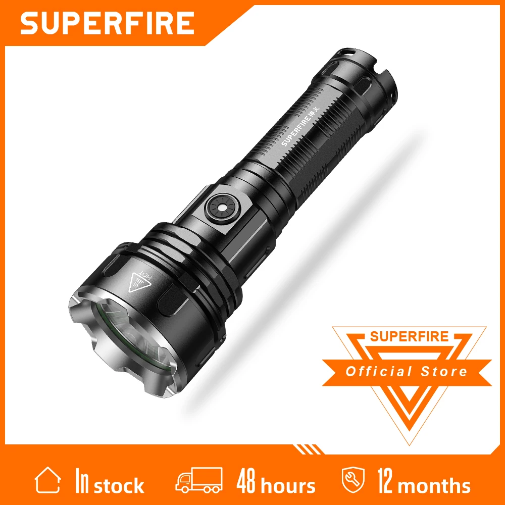 2022 SupFire R3 xhp90 36W Powerful flashlight With USB Chargeable 5 Modes Lantern Best For Camping Fishing LED Torch | Освещение