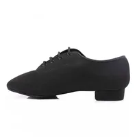 BD Dance Shoes Boy Standard Latin Dance Shoes Canvas Split Sole Child Dancing Shoes Soft 1