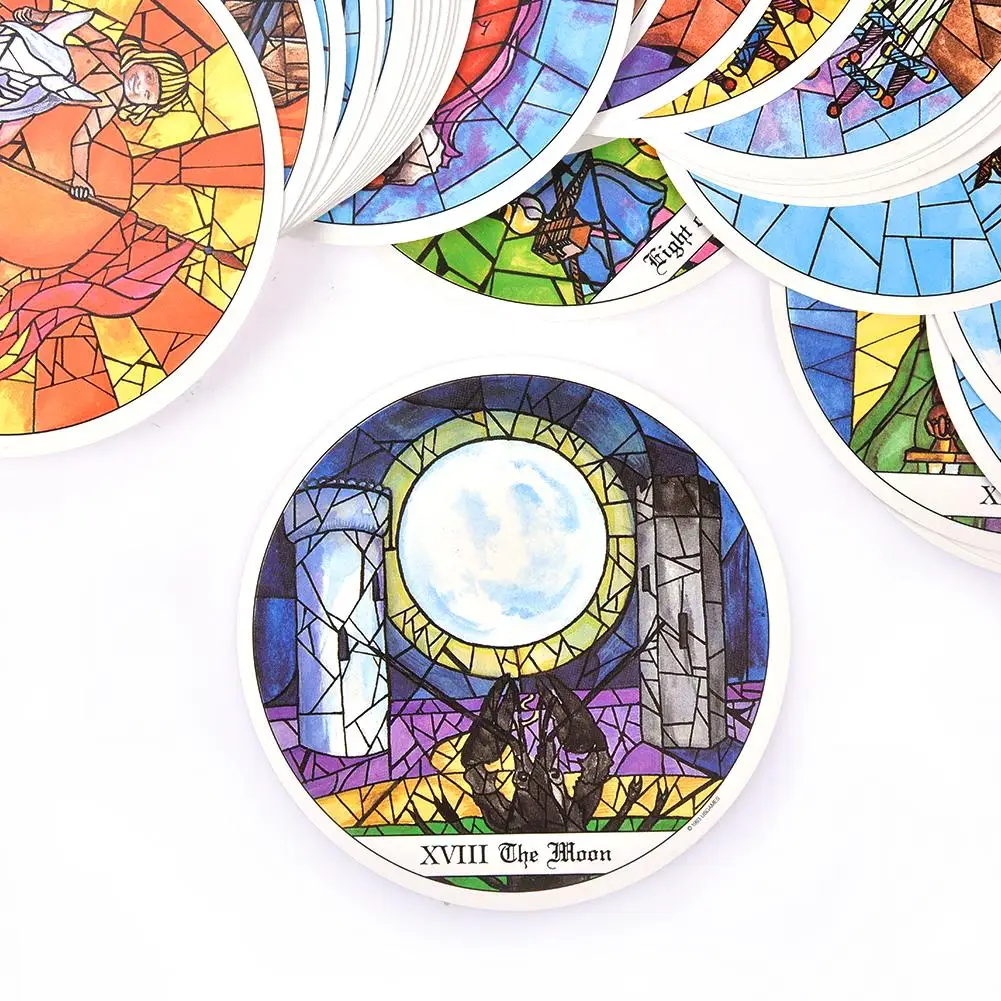 78 Pcs Cards Tarot Of The Cloisters Cards Board Game 1993 Round Card Playing Card Deck Games Entertainment For Family Party Gift 78 Pcs Cards Tarot Of The Cloisters Cards Board Game 1993 Round Card Playing Card Deck Games Entertainment For Family Party Gift