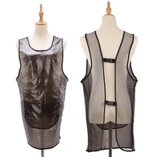 1 шт. Профессиональный Стильный черный Фартук водонепроницаемый парикмахерский окрашивание шампунь стрижки тканевые ручки иструмент для парикмахерской