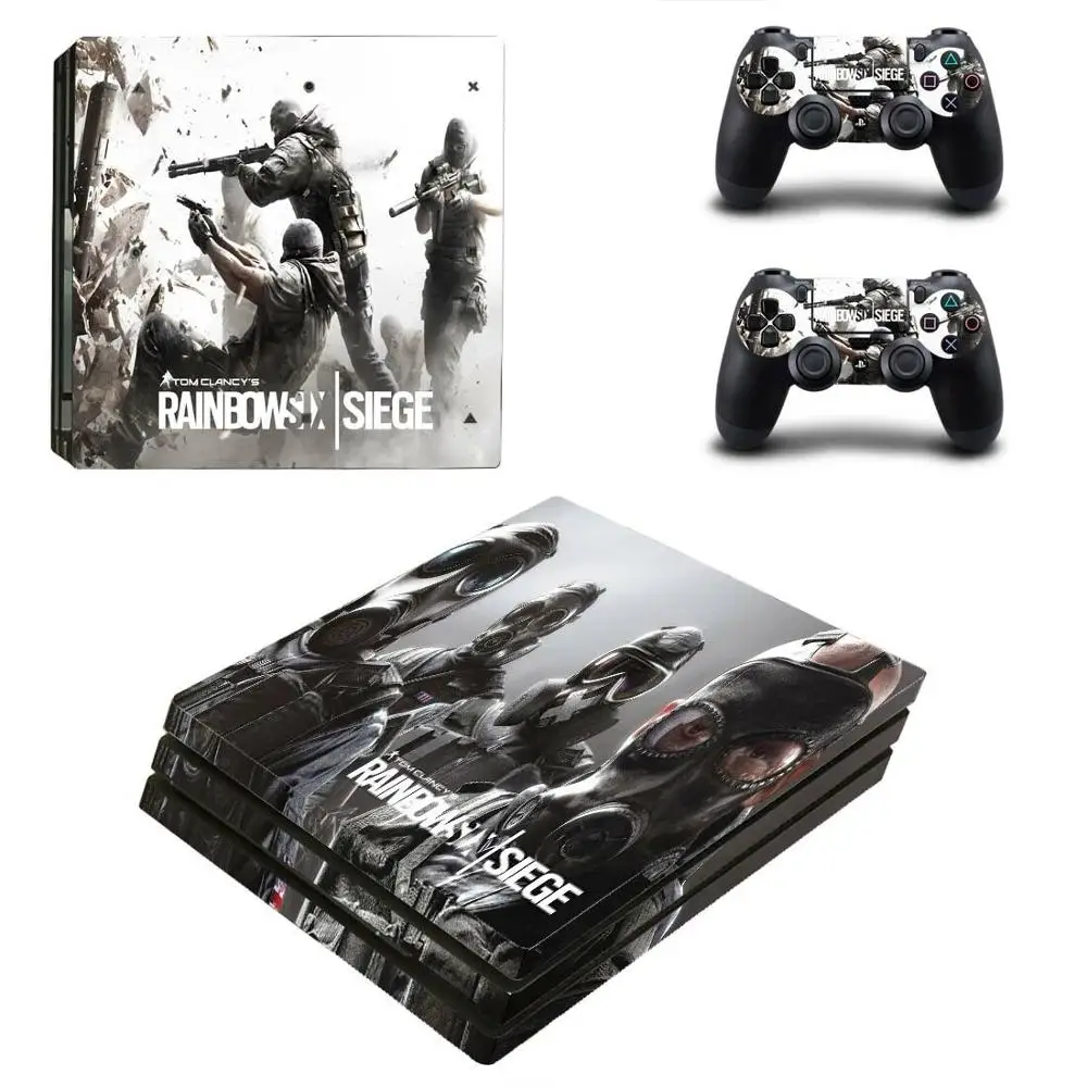 Rainbow Six Siege PS4 Pro наклейка Play station 4 Кожа Наклейка для playstation 4 PS4 Pro консоль и контроллер Скины Виниловые