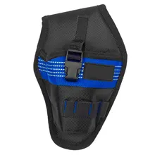 Waterproof Drill Holster Nylon Multi-Functional Electrician Waist Hanging Pocket Tool Pouch Bag For Wrench Hammer Screwdriver