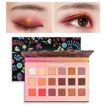 

18-color Paper Texture Eye Shadow Palette Waterproof Smudge-proof Easy To Color Long Lasting Matte Shimmer Eye Shadow