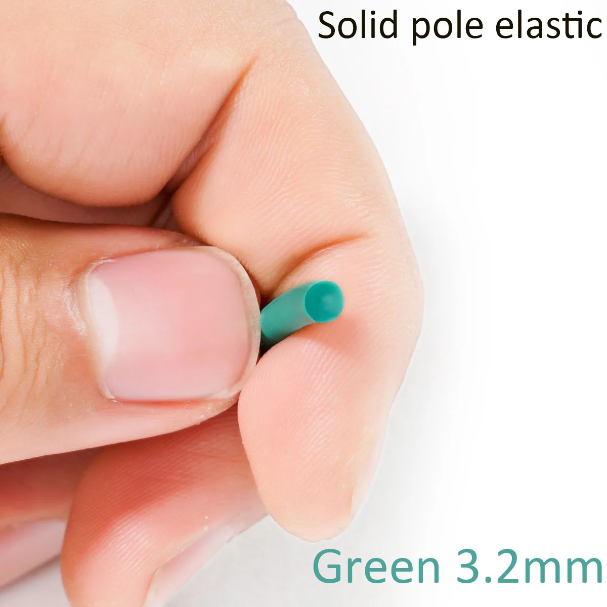 New 3m/6m/10m/20/50m Solid Core Pole Elastic Green Diameter 3.2mm Fishing Lines Latex Tube Retention Rope Fishing Tackles