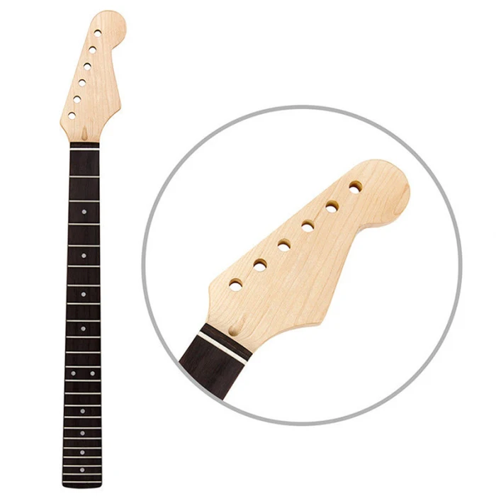 Горячая деревянная гитара Гриф с точкой для сменный фиксатор для электрогитары MVI-ing