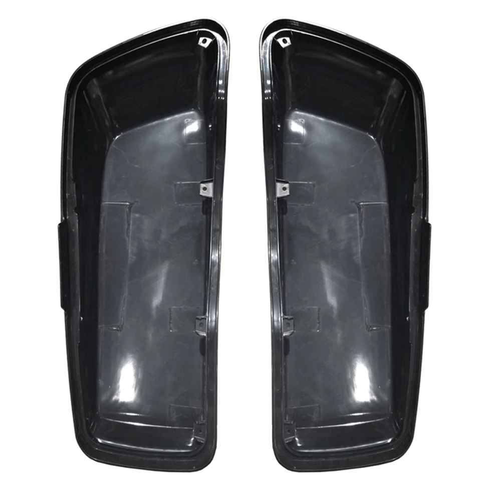 Unpainted Hard Extended saddlebag Speaker Side Bag Lid W Latches for 2014 -2020 Harley Davidson Touring Road King Street Glide (13)