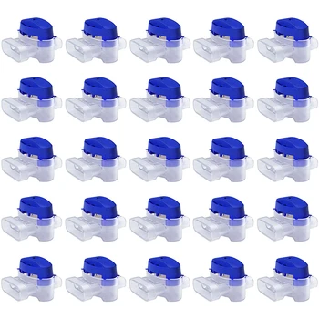 

Practical Electric Connector Household Accessaries 25pcs 3-Way Terminal Electrical Robotic Lawn Automower Mower Wire Connectors