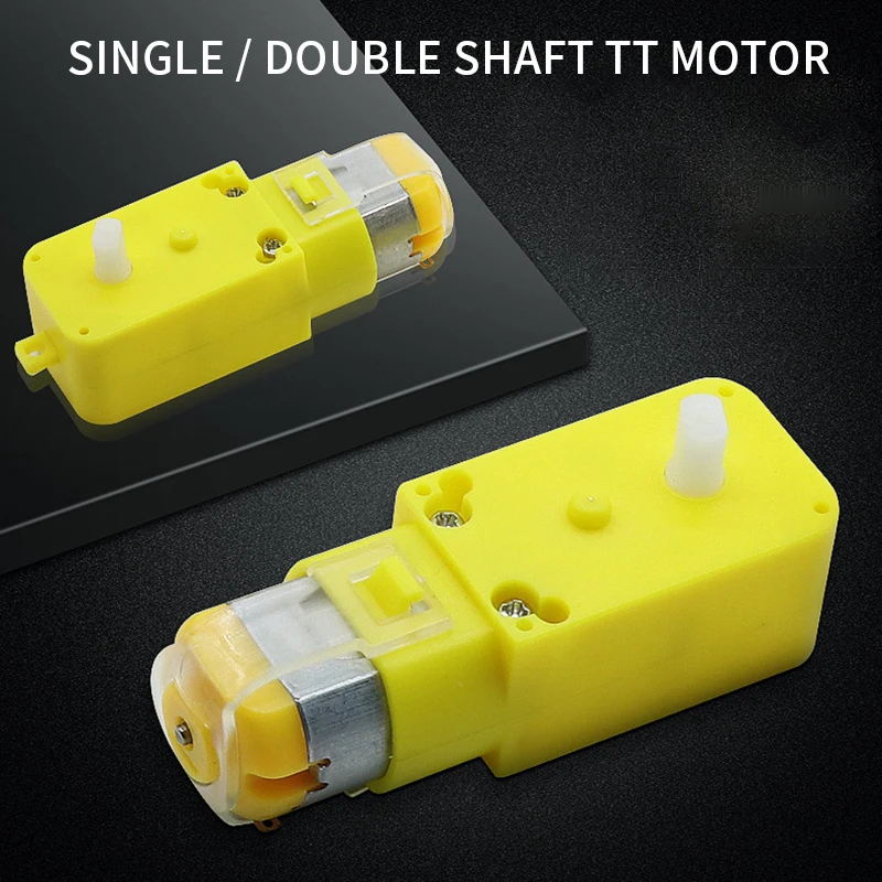 2 шт. TT Motor 130motor Smart Car Robot Gear DC3V-6V DC интеллектуальное автомобильное шасси Four Drive Hot |