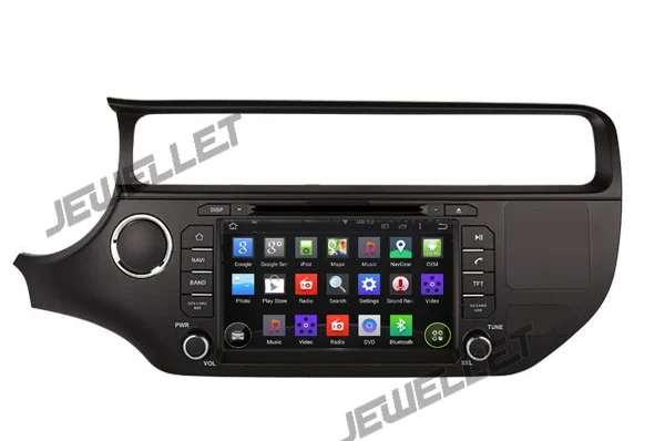 Perfect Quad core 1024*600 HD screen Android 9.0 Car DVD GPS radio Navigation for Kia Rio, Pride 2015-2016 with 4G/wifi DVR OBD 1080P 4