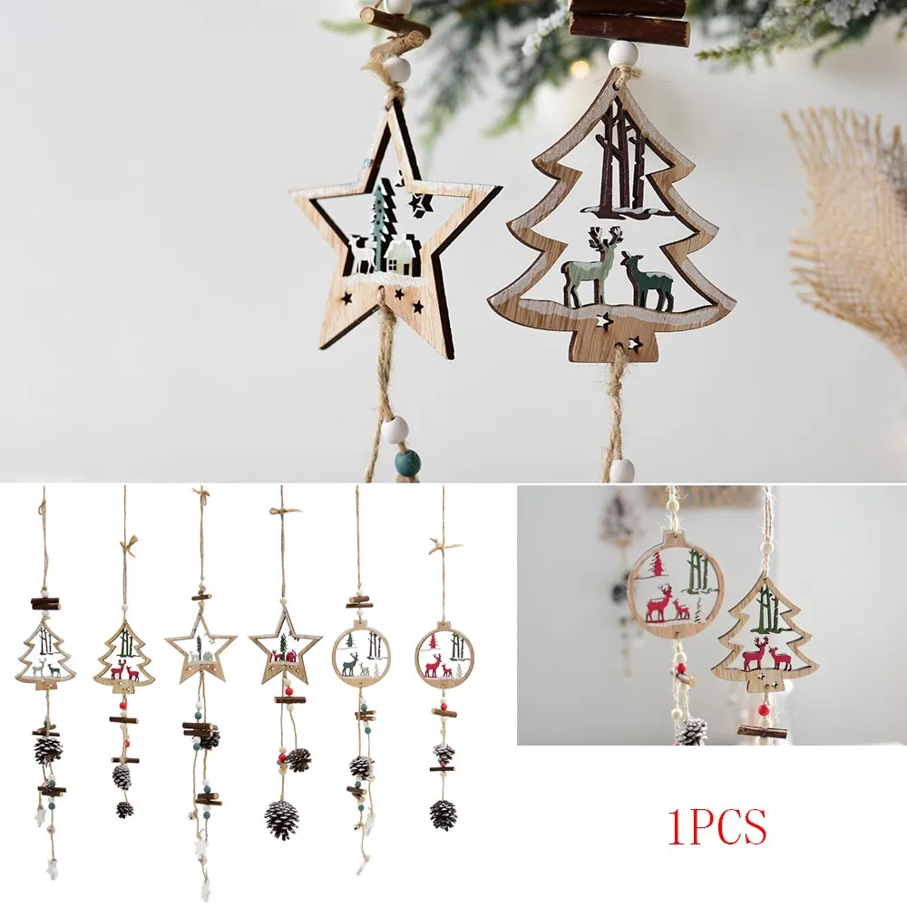 Kerst decoratie украшение орнамент необычная Рождественская елка подвеска с пентаграммой подвесное украшение для дома Рождественское украшение