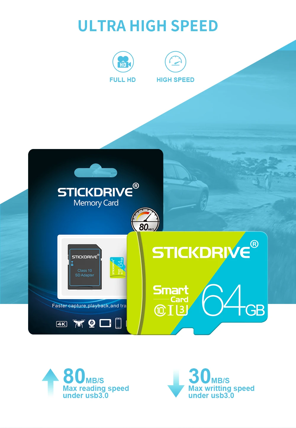 Карта памяти micro sd карта 64 ГБ 32 ГБ 16 ГБ 8 ГБ класс 10 Microsd TF карта флэш-накопитель sd-карта s Tarjeta micro sd для телефона