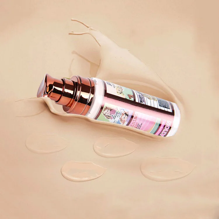 

Retro style liquid foundation brightening and moisturizing isolated oil control concealer