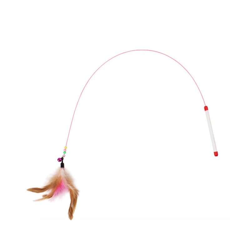 

Tease cat stick feather stick cat toy fish toy cat interactive toy