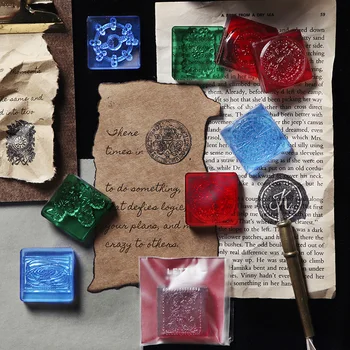 

12 Styles Vintage Lily Plant Stars Travel Mini Stamp DIY Acrylic Rubber Stamps for Stationery Scrapbooking Transparent Stamps