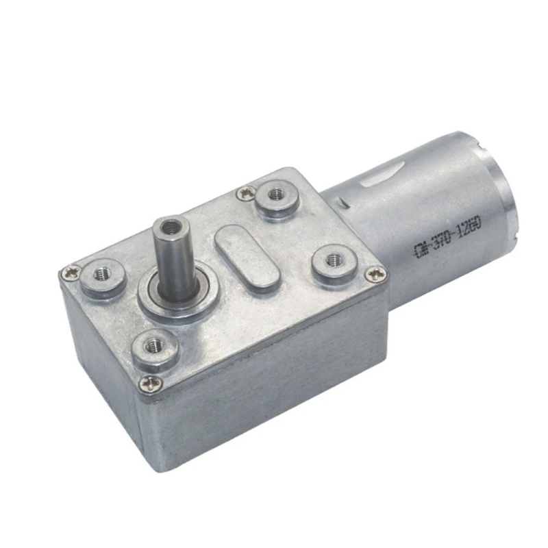 N0HB JGY370 Reversible Worm Gear Motor High Torque Speed Reducer 6V/12V24V Miniature Metal with Shaft 2 RPM to 375 | Обустройство