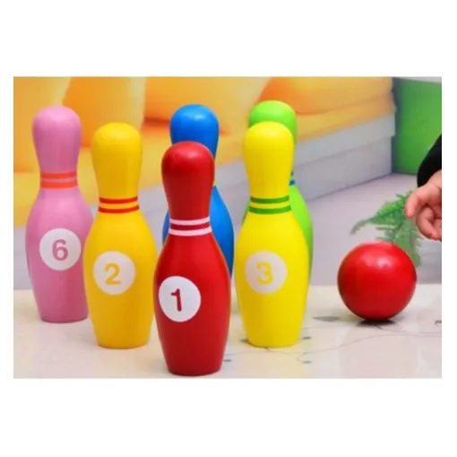 Suzakoo Large size wooden bowling ball sport Entertainment funny game