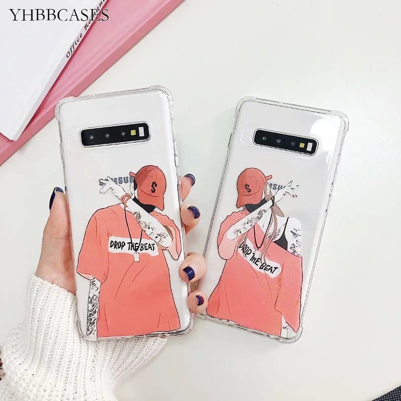 Чехлы YHBBCASES с мультяшными татуировками для мальчиков и девочек прозрачные мягкие