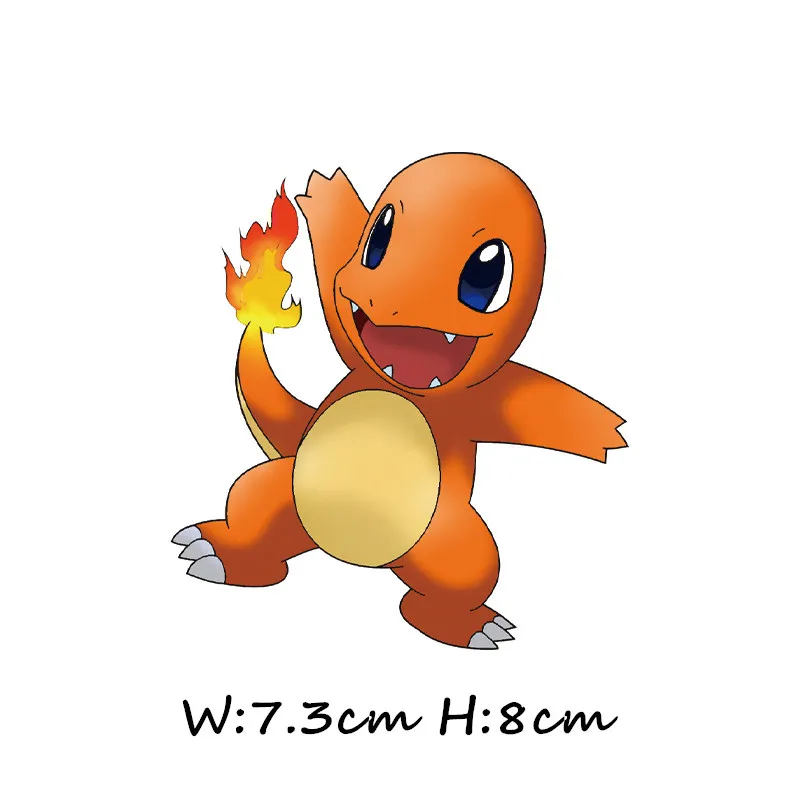 Pokemon charizard heat transfer iron on 3 to 4 inch