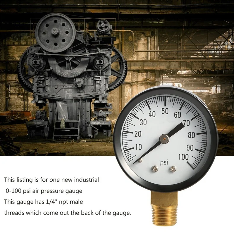 Simmons 1305 0-100 Psi 1/4 дюймов скважинный насос манометр воды Ts50-100Psi