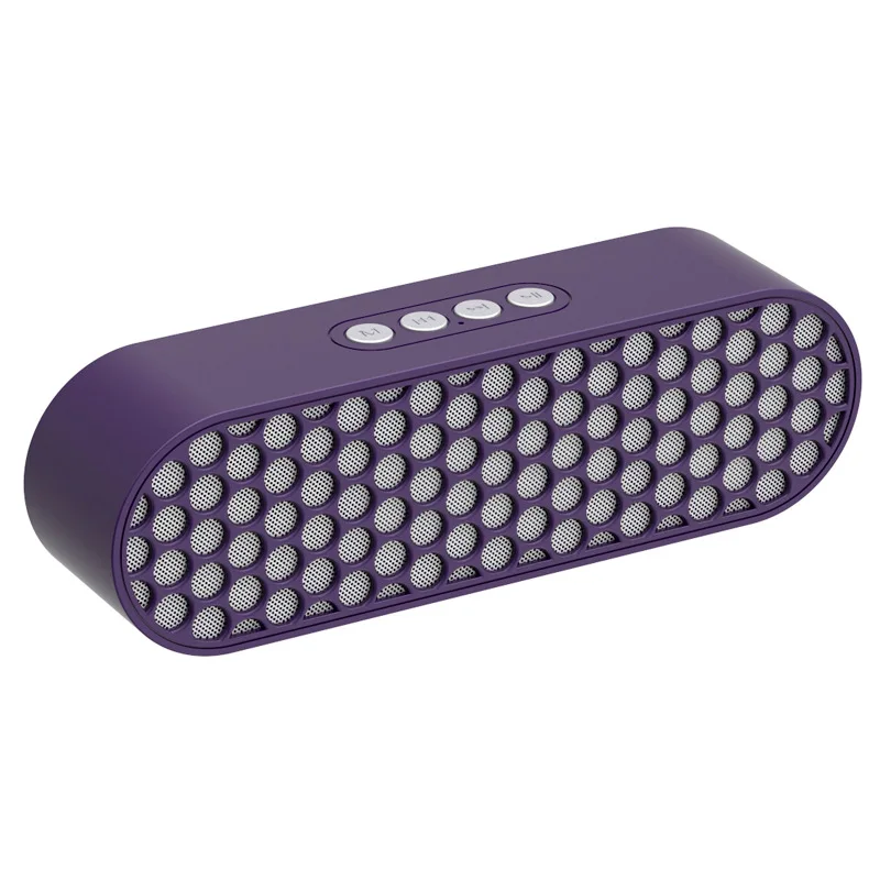 Мини Bluetooth динамик портативный беспроводной динамик звуковая система 3D стерео музыка объемный поддержка Смартфон компьютер аудио - Цвет: Purple