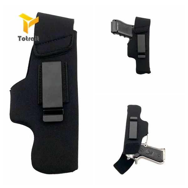 

Hunting Articles Leather Gun Holster for Concealed Carry Pistol Airsoft Gun Bag for S&W M&P Shield All Similar Sized Handguns