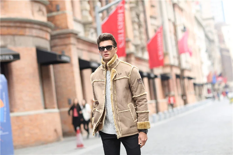 suede leather khaki 12