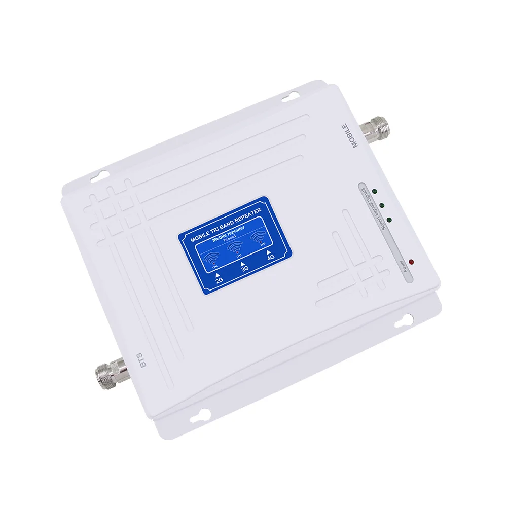 Tribanda 2g 3g 4g Еженедельный усилительсигнала GSM WCDMA UMTS LTE сотовый ретранслятор 900/1800/2100 МГц усилитель