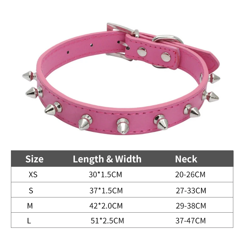 SMALL-SIZE DOG & CAT COLLAR - PINKY WHITE