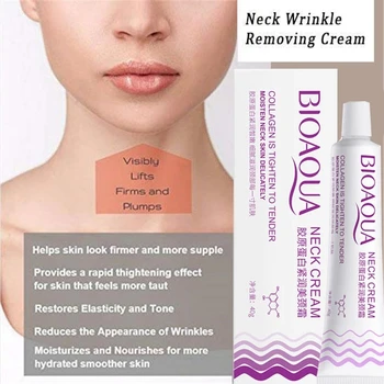 40g Collagen Cream Face and Neck Wrinkle Removing Cream Neck Line Erasing Cream Wrinkle Smooth