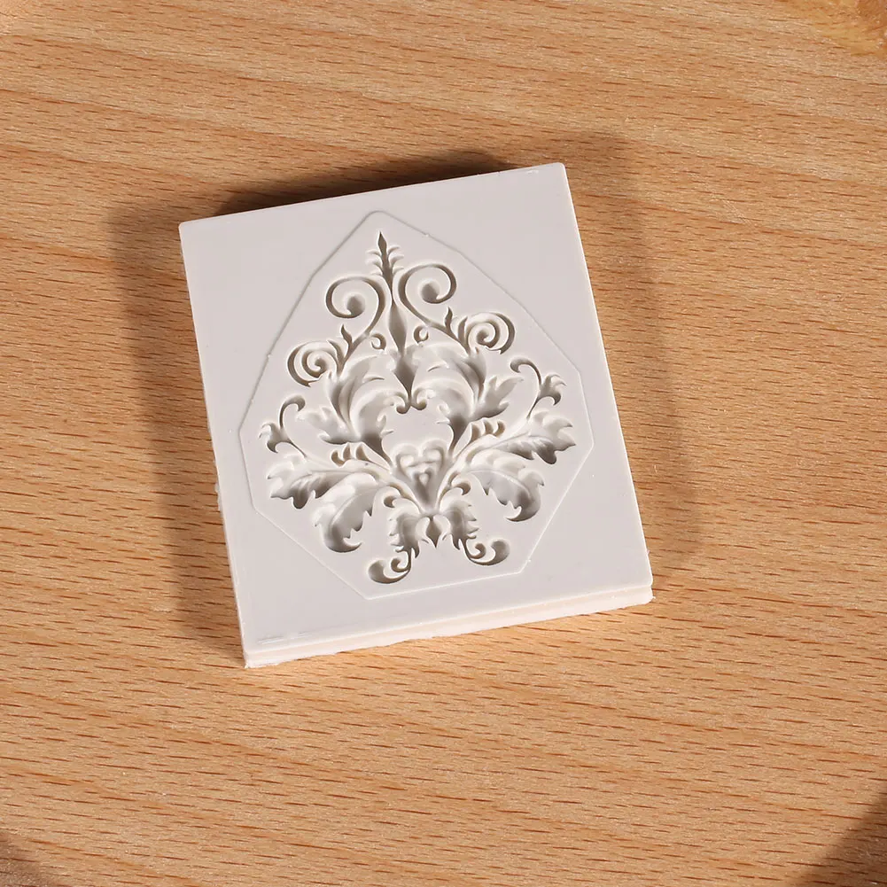 3D старинные Scoll силиконовые формы для торта домашний декор паста барокко Sugarcraft выпечки