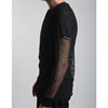 Mens Sexy Fishnet See Through T-Shirt Long Sleeve Transparent  Tshirt Homme Punk Gothic Nightclub Prom T Shirt for Men Camisetas ► Photo 3/5
