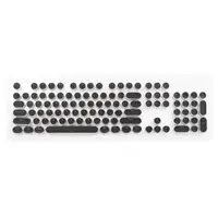 104 Keys Retro Round Keycaps Double Shot DIY Typewriter Keycap for Backlit Mechanical Keyboard Circular - Image 6