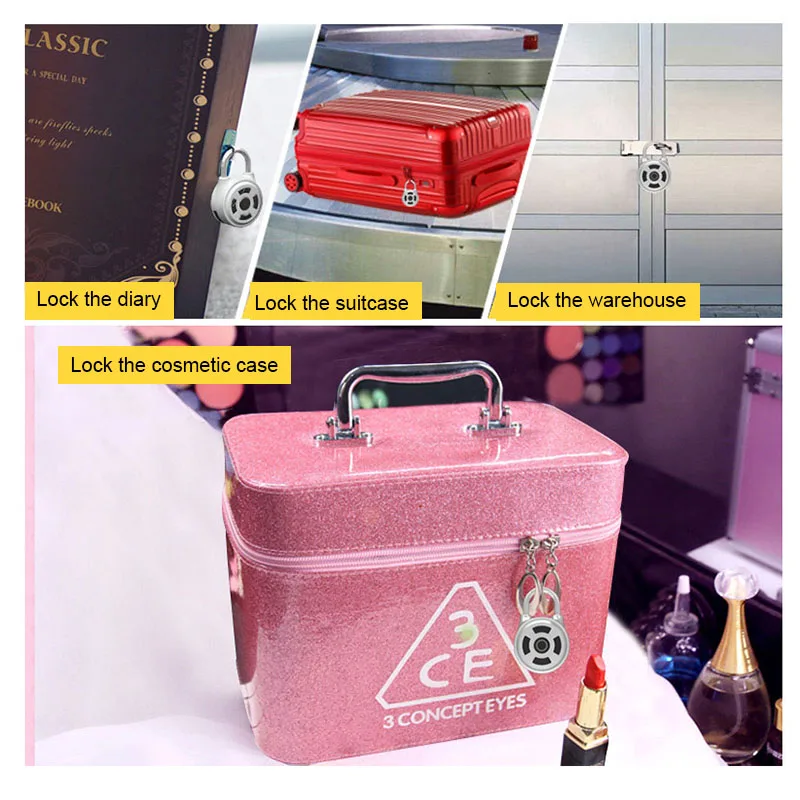 

Newly Electronic Padlock Wireless Lock Keyless APP Control Password Lock Travel Suitcase Home 999