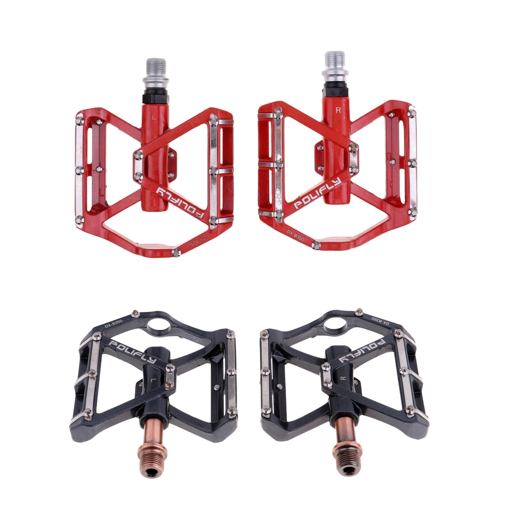 cheap MTB Mountain Bicycle Road Bike BMX Flat Platform Pedals 3 Bearings 9 16inch