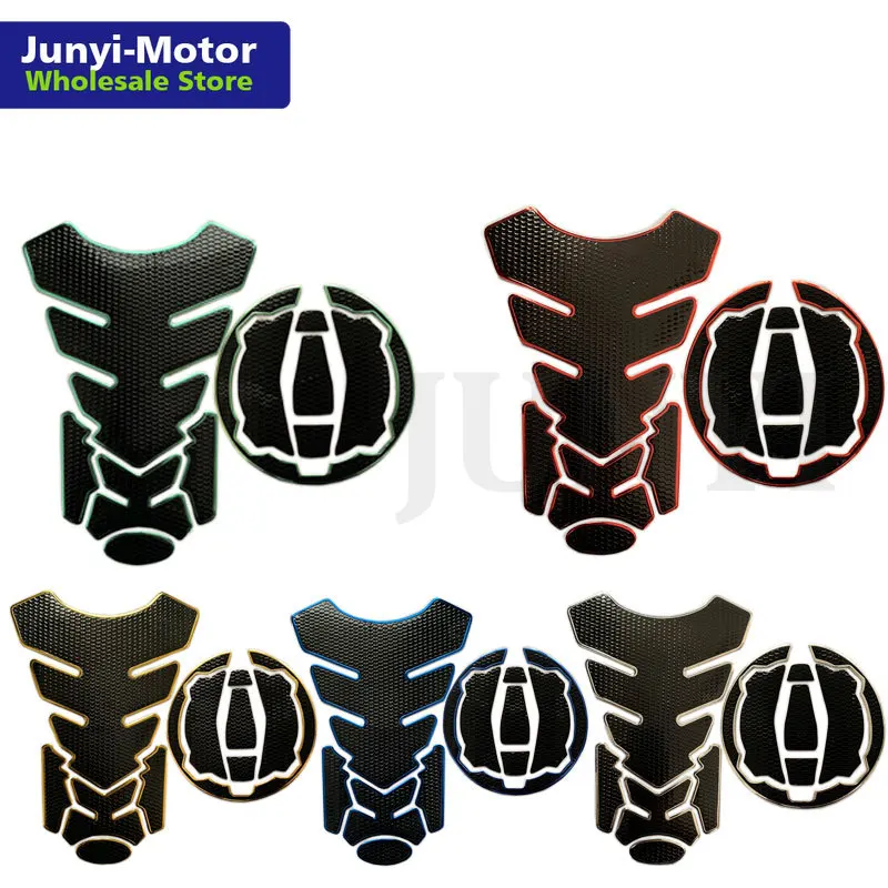 

For Z650 Z900 Versys X300 Motorcycle Fuel Gas Cap Cover Tank Pad Decal Protector Sticker