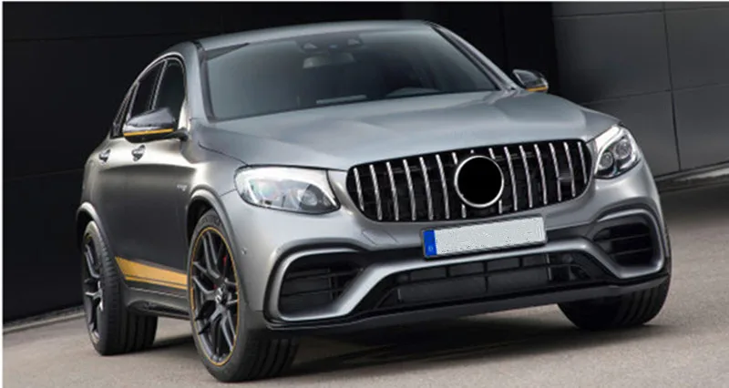 MG Передняя Центральная решетка гриль для- Mercedes benz W253 X253 GLC200 GLC250 GLC300 спортивные glC450 GLC63 решетка