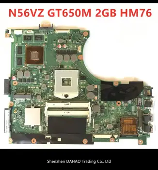 

N56VZ GT650M 2GB HM76 REV 2.3 Mainboard For ASUS N56V N56VM N56VV N56VJ N56VB N56VZ Laptop motherboard 100% Tested Free shipping