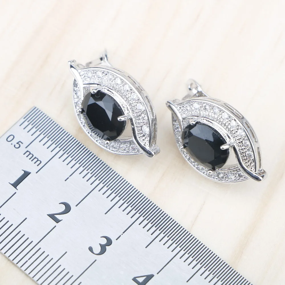 Женский ювелирный комплект из колье и серёг серебра 925 пробы|bridal jewelry sets|jewelry