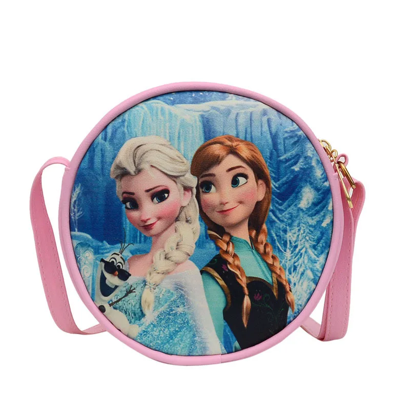 Girls frozen Anna Elsa Shoulder handbag Kids blue Casual Children Birthday Gift 