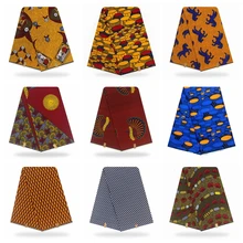 Настоящий воск гарантированный настоящий голландский воск настоящий хлопок Высокое качество Африканский Анкара Tissus воск ткань принт