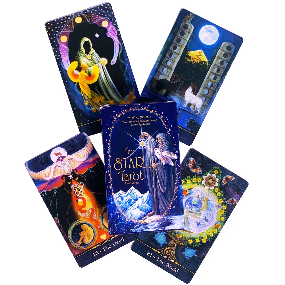 New Arrivals The Star Tarot High Quality Tarot Cards with Excellent Feel Divination Navigation Alchemy Occult Love Oracle Cards