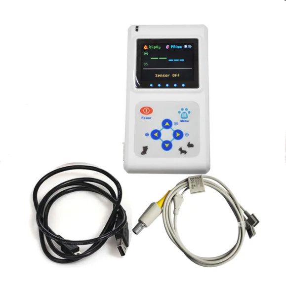 Пульсоксиметр CMS60D ветеринарный с USB программным зажимом|pulse oximetry|oximeter pulsepulse oximeter |