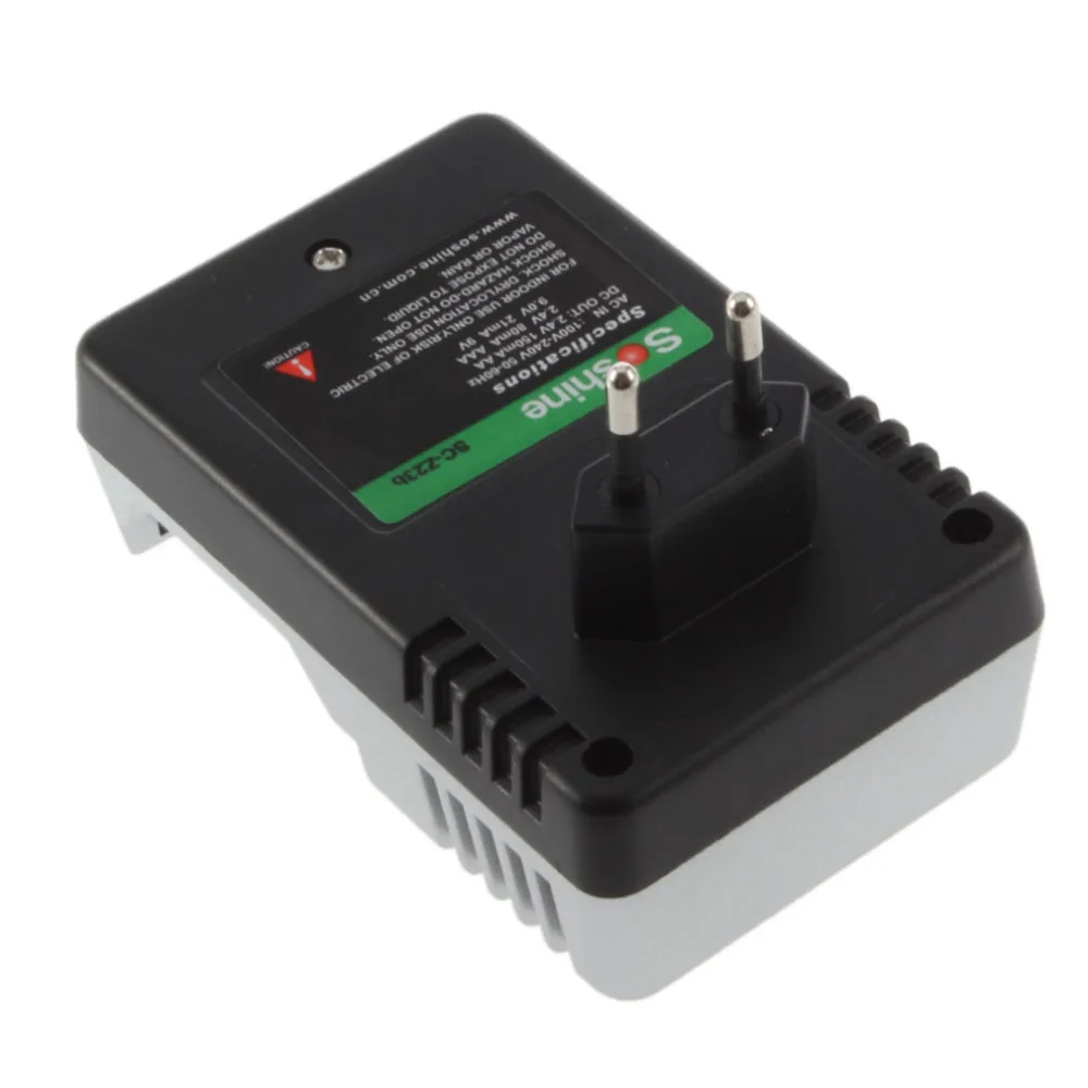 Зарядное устройство для аккумуляторов AA AAA 9V Ni-MH Ni-Cd, настенное зарядное устройство для путешествий, штепсельная вилка европейского стандарта