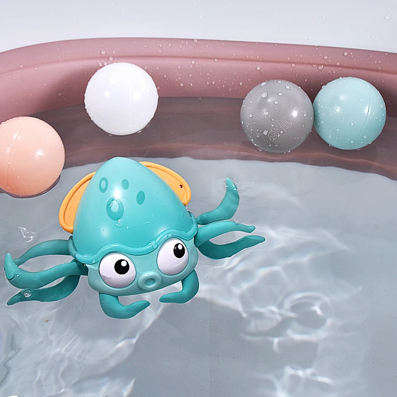 Новые детские Kawaii ползать игрушки осьминоги классические заводные для обучения