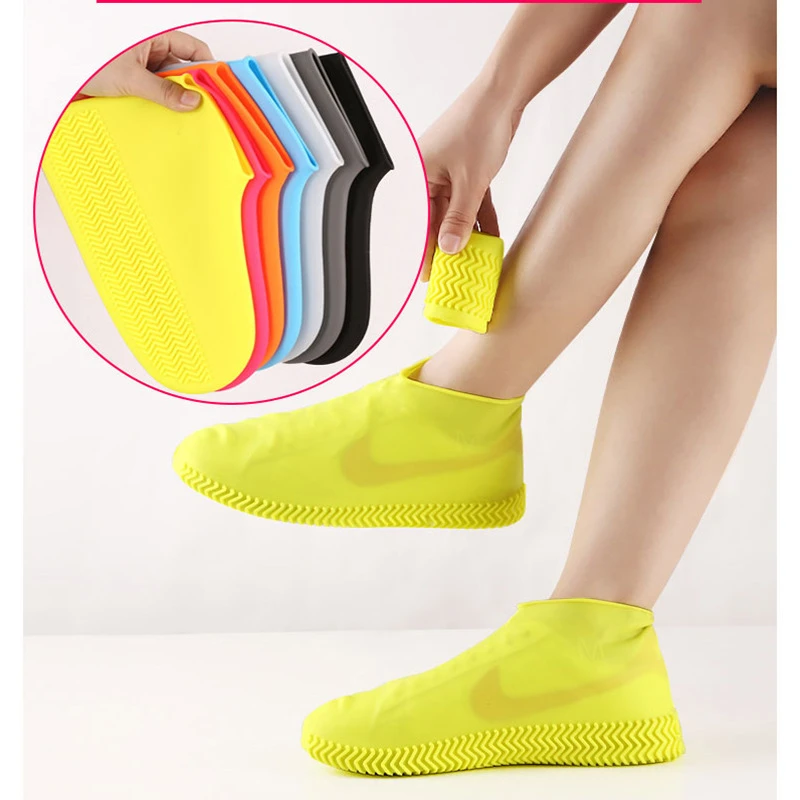 Cubiertas impermeables para zapatos, protectores resistentes al agua antideslizantes de goma silicona para zapatos de lluvia para niños, hombres, mujeres|Cubiertas de zapatos| - AliExpress