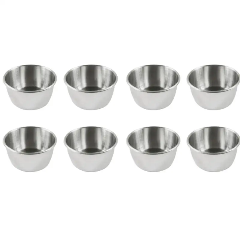 12 шт. чашки для соуса многоразовая чаша для макания окунания чаши для ресторана вечерние тарелки для дома
