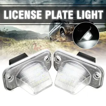 

2X LED Number License Plate Light Error Free for VW T4 Transporter Syncro Caravelle MK4 Multivan Jetta Passat B5 B6 Combi Eurova