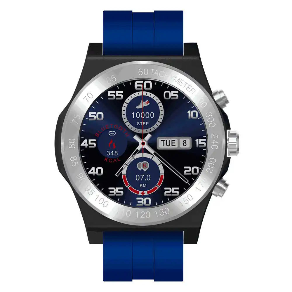 Blue Спортивные часы CK25 мужские умные часы цветной экран кровяное давление сердечный ритм водонепроницаемый IP67 фитнес-трекер для Iphone Android - Цвет: Blue